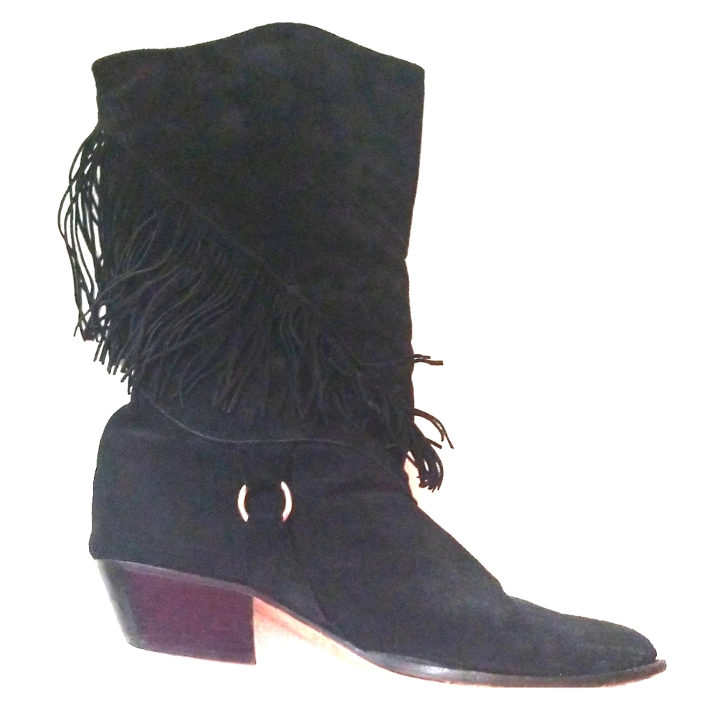 Black Suede Boots